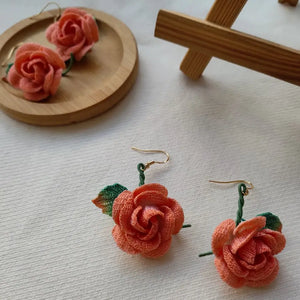 dusty rose earrings
