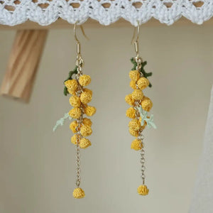 Yllow Golden Wattle Earrings