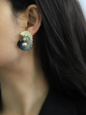 pearl earrings