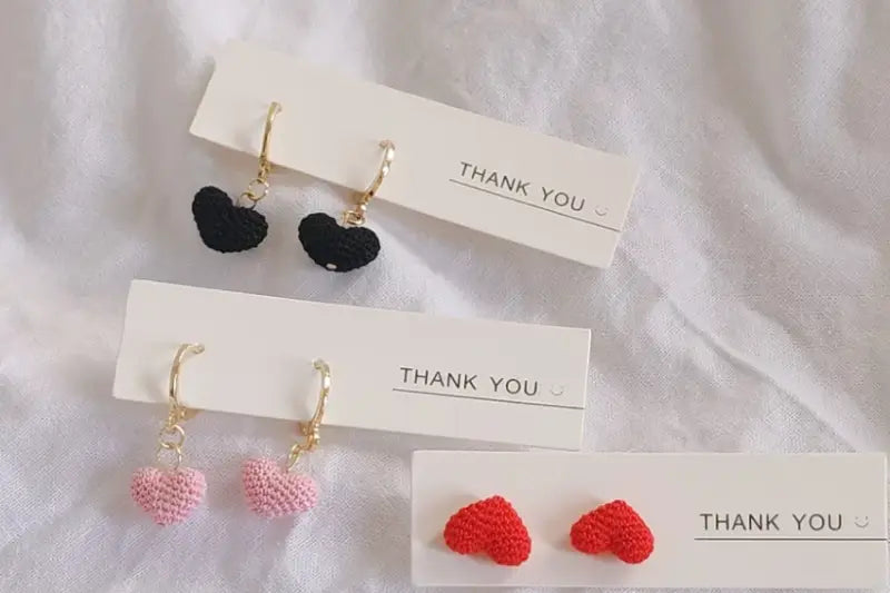 heart earrings for lover