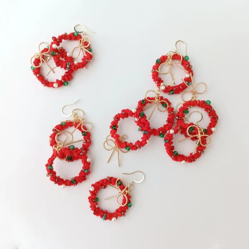 christmas earrings