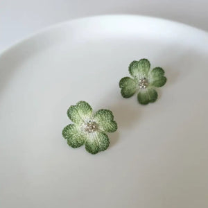 Four Leaf Clover Stud Earrings