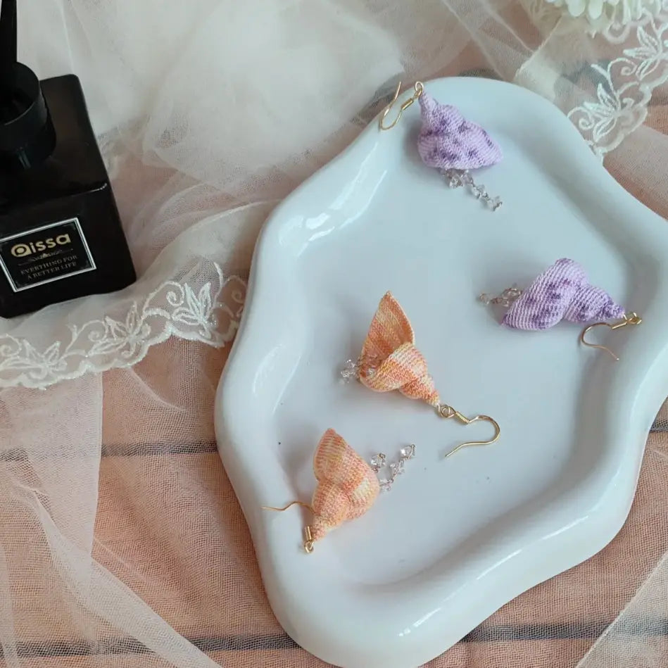 seashell earrings