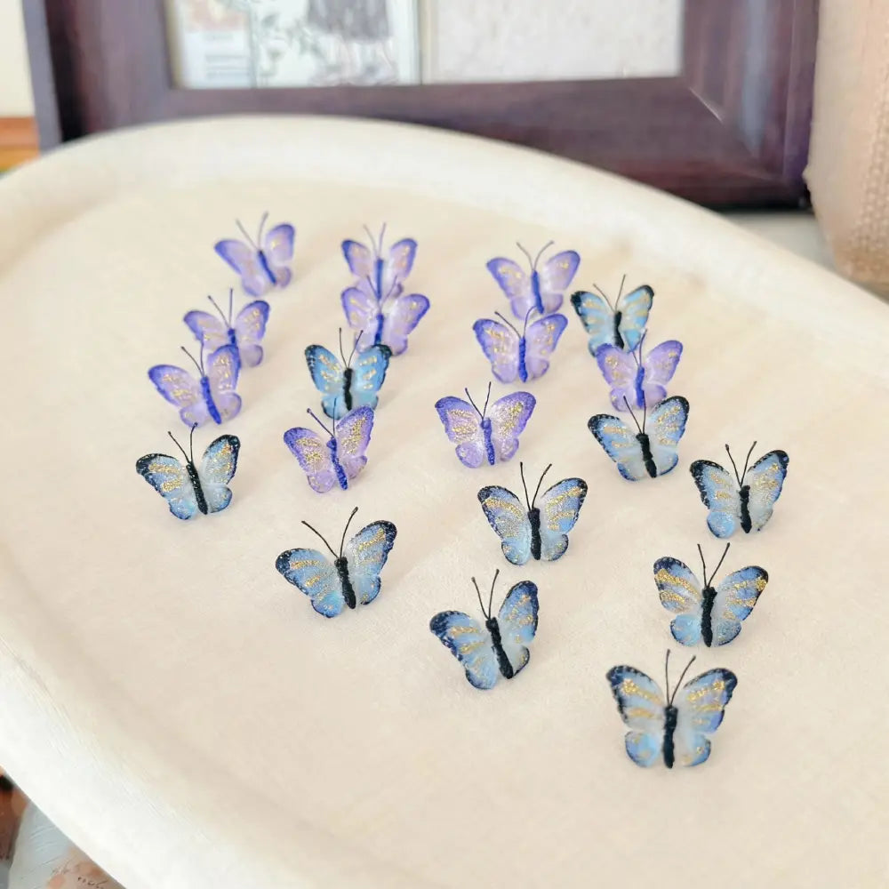 butterfly stud earrings