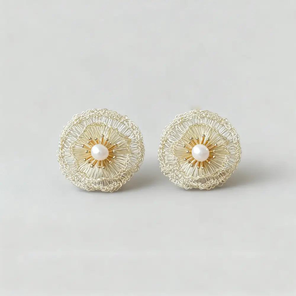 handmade stud earrings
