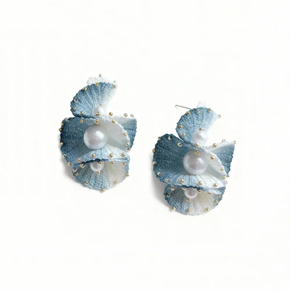 ocean wave earrings