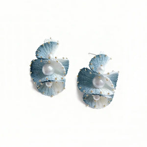 ocean wave earrings