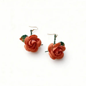 rose earrings